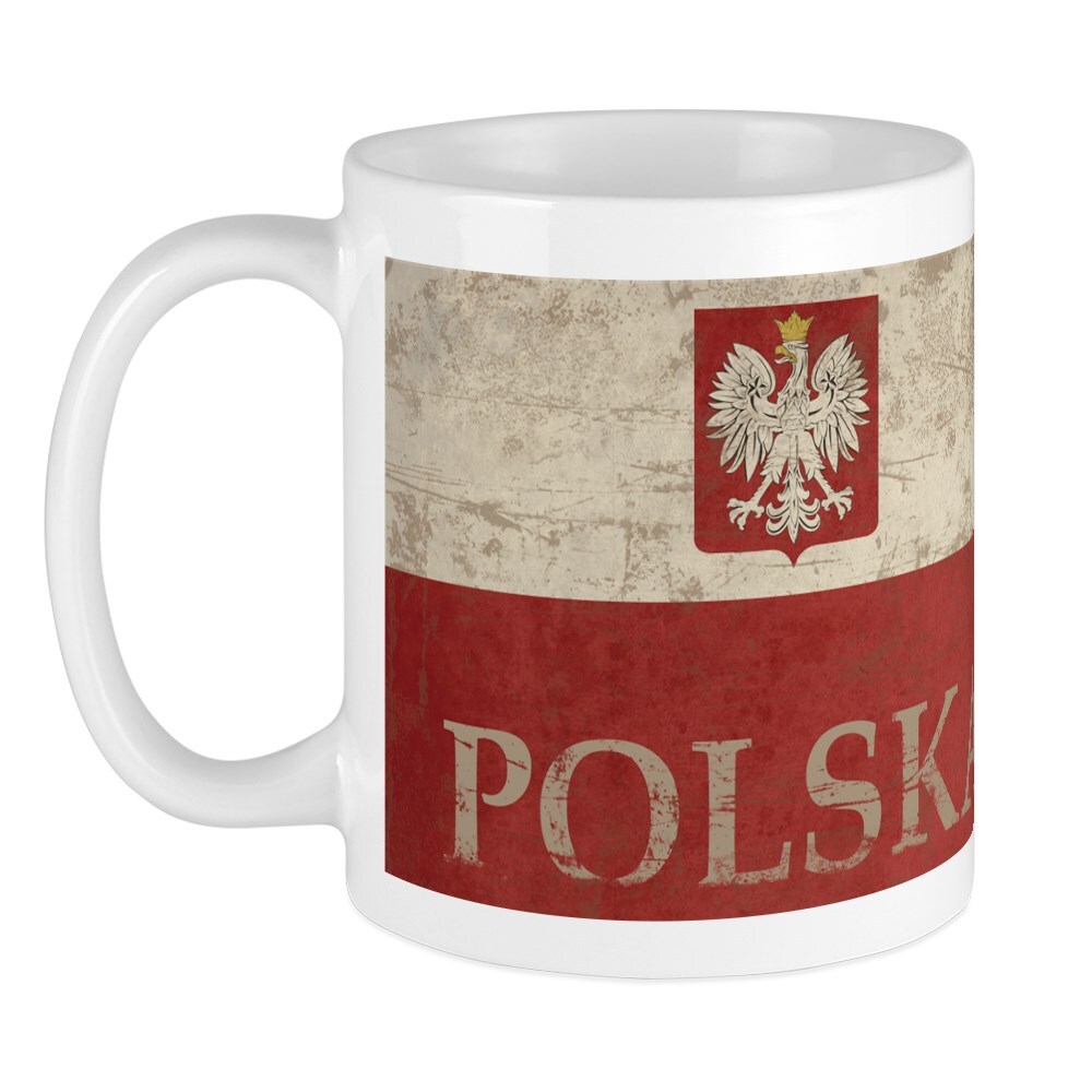 CafePress Vintage Polska Mug 11 oz Ceramic Mug (401512645)