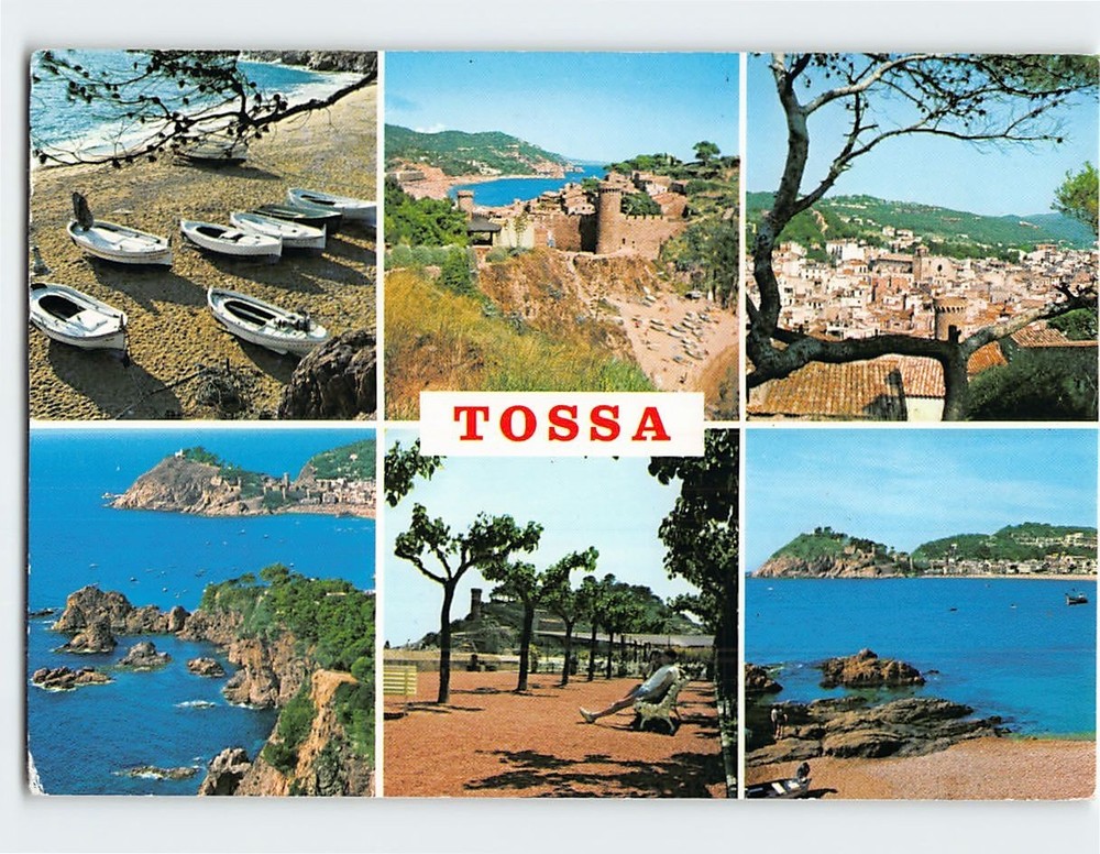 Postcard Tossa de Mar Spain
