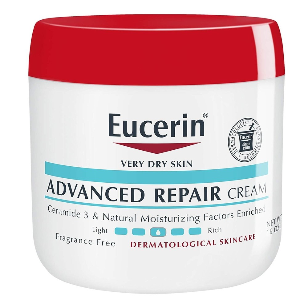 Eucerin Advanced Repair Fragrance-Free Body Cream for Very Dry Skin Daily Hydration