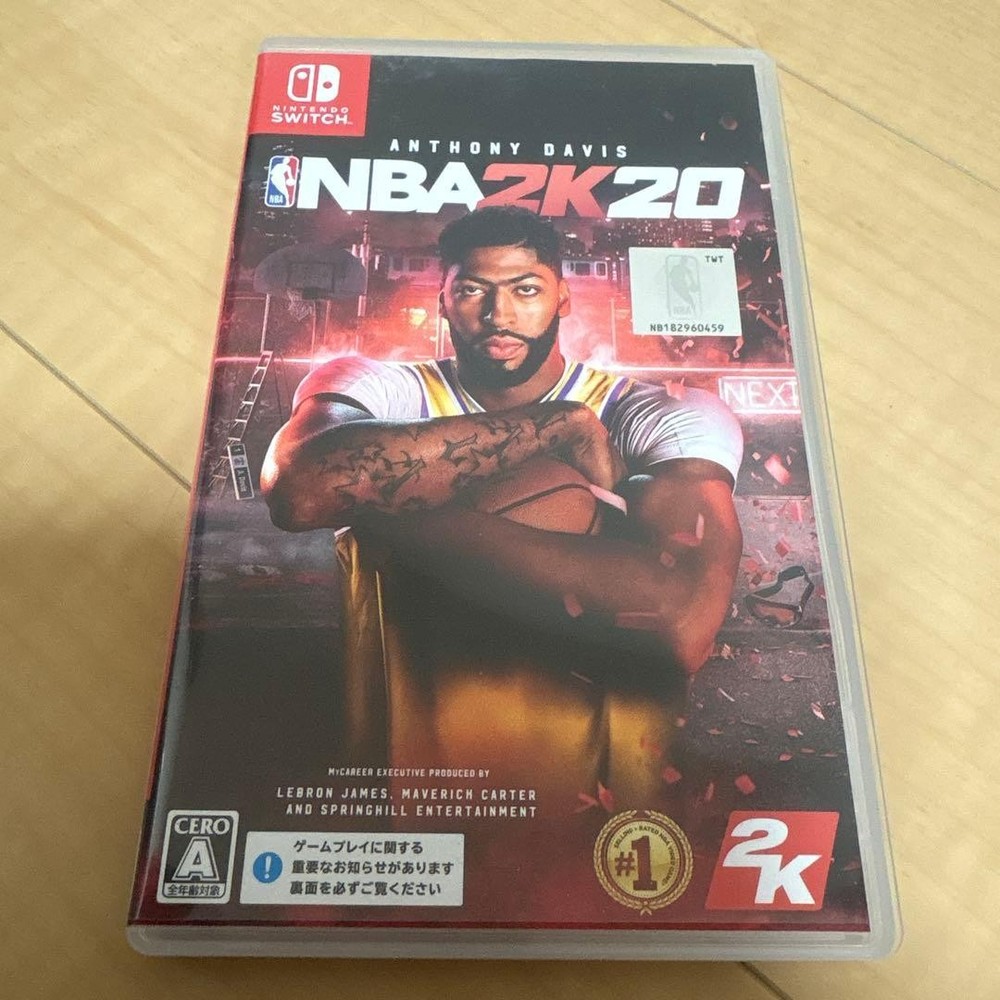 NBA 2K20 Nintendo Switch Used Tested Japanese version with Case Good Condition