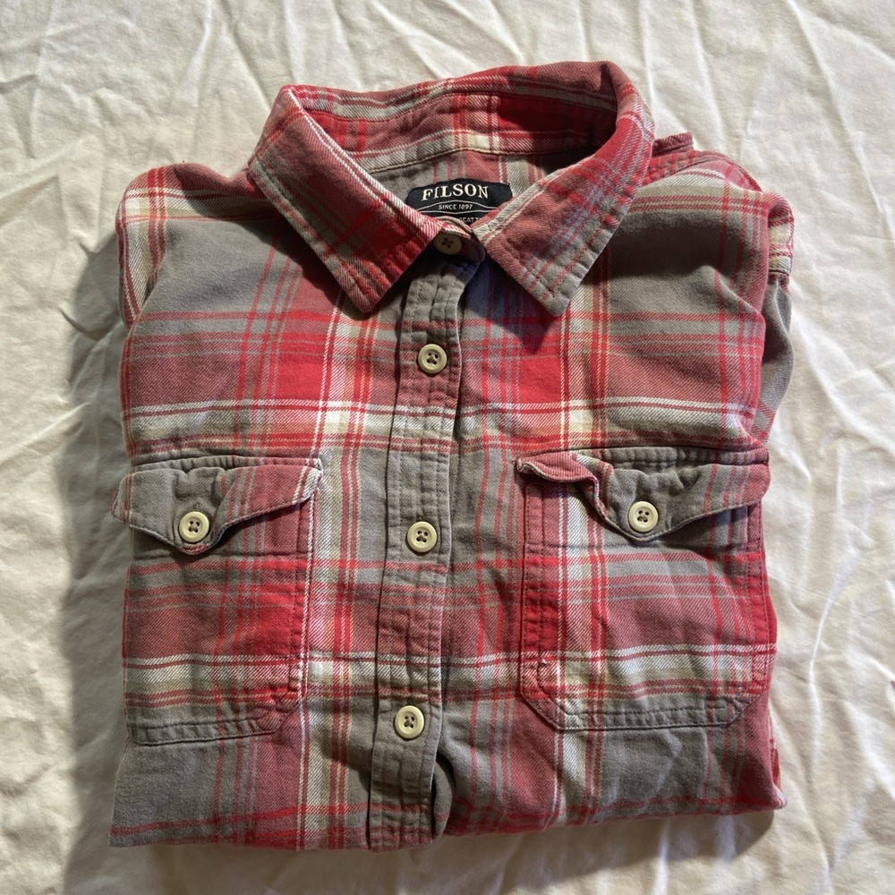 Women's Filson Long Sleeve Plaid Flannel Shirt Large – Western Outdoor Workwear