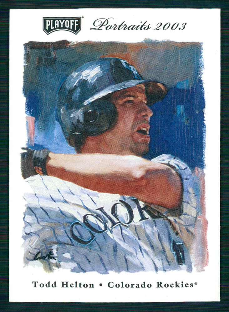 2003 Playoff Portraits - Todd Helton #21