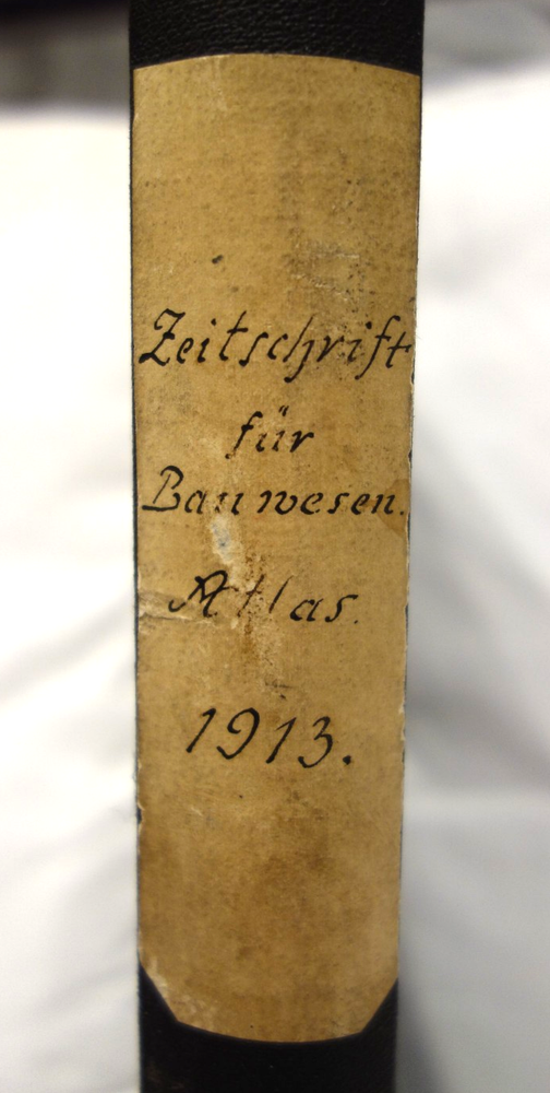 Zeitschrift für Bauwesen 1913 vollständig Pläne Fotos. 2 kg. ARCHITEKTURBÜRO