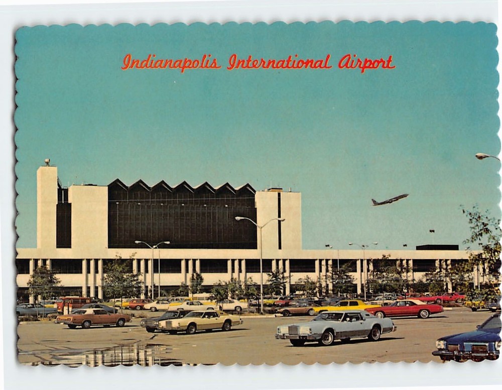Postcard Indianapolis International Airport Indianapolis Indiana USA