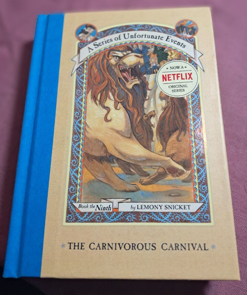Lemony Snicket Series Unfortunate Events 9 Carnivorous Carnival Harper HC 2002