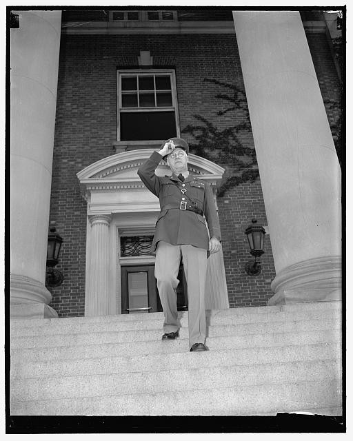 Washington DC George Catlett Marshall 1939 U.S. Chief of Staff Army Photo
