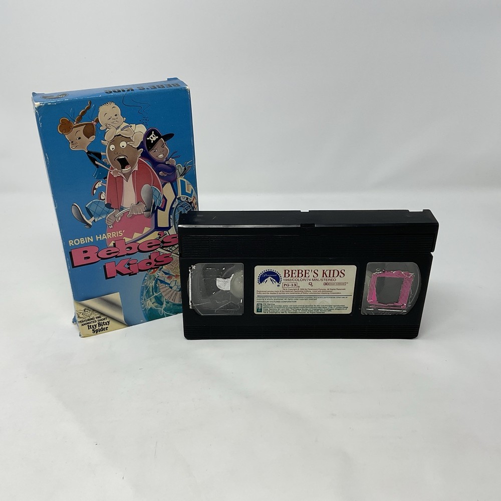 BEBE’S KIDS (VHS, 1992) Rare OOP Robin Harris Animated - Preowned
