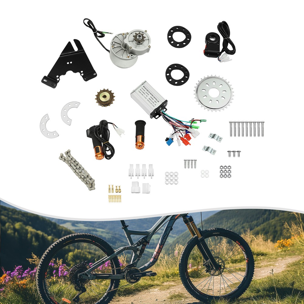 48V Electric Bike Conversion Kit with Motor for Easy Installation