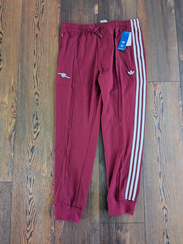 Adidas Arsenal 25/26 Terrace Icons Drill Pants Burgundy Size XL Extra Large