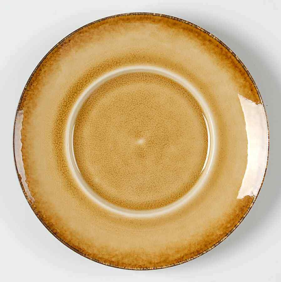 Gibson Designs Earth Retreat Cream Salad Plate 7716797
