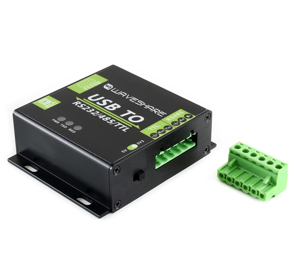 module converter industrial grade with isolation FT232RL USB to RS232/RS485/TTL