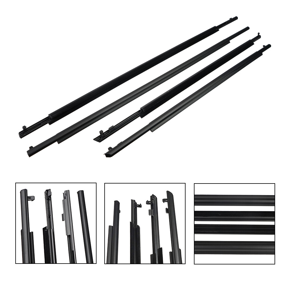 Car Window Weatherstrip Window Seal Moulding Trim Fit for Toyota Prius 2010-2015