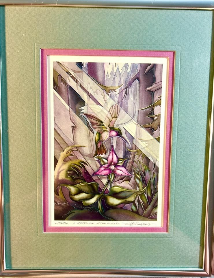 Signed Jody Bergsma Print ~ JEWEL A TREASURE IN THE FOREST ~