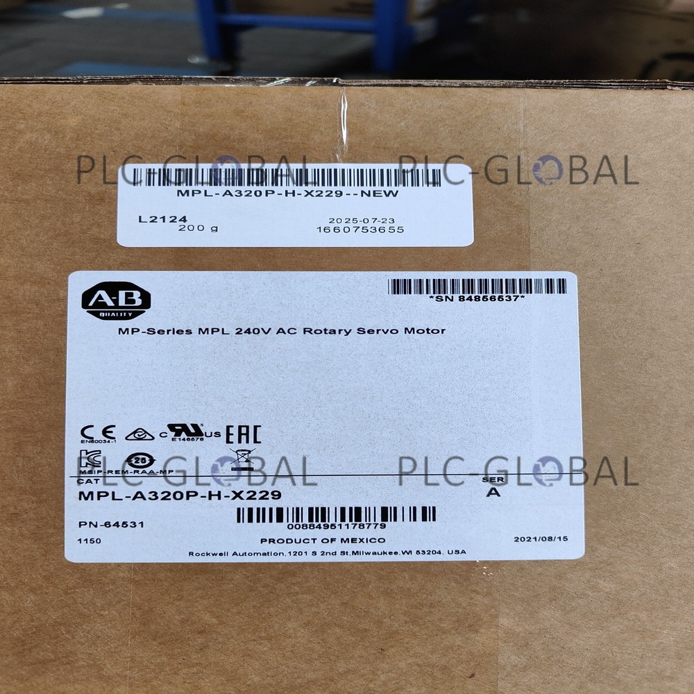 1PC New Allen-Bradley MPL-A320P-H-X229 With 1 Year Warranty Fast Shipping
