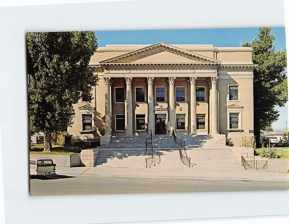 Postcard Humboldt County Court House Winnemucca Nevada USA