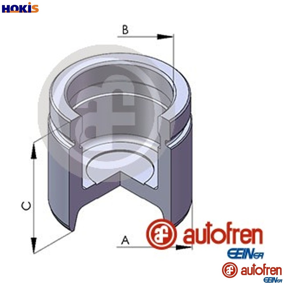 PISTON BRAKE CALIPER D025375 FOR MERCEDES-BENZ M 111.977 2.3L OM 651.960 2.1L