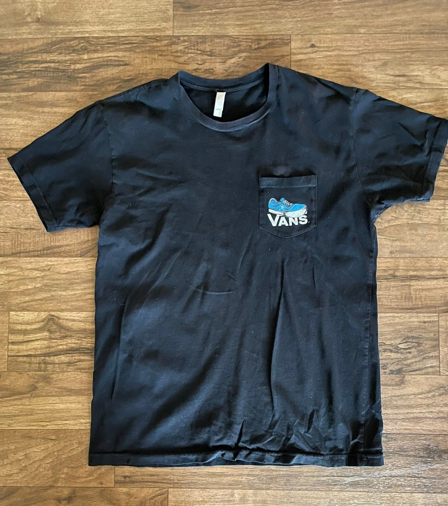 Vans Shirt Mens Large Black Vansiversary March 16 1966 Graphic Logo Skate Tshirt
