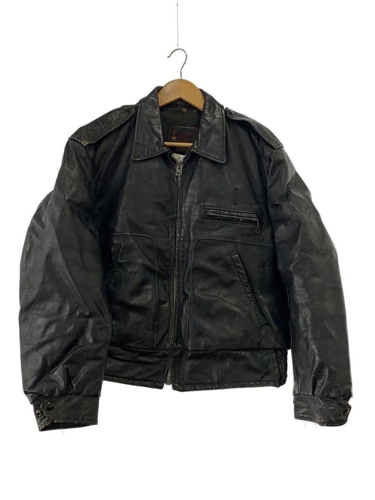Admiral Leather Jacket Blouson/-/Leather/Blk 11101