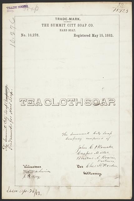 Photo:The Summit City Soap Co. for Tea Cloth brand Hard Soap