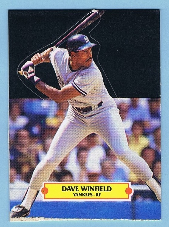 1988 Donruss Pop-Ups Baseball - Dave Winfield - New York Yankees
