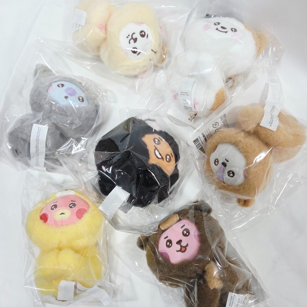 [ON HAND] BTS BT21 BABY PLUSH KEYRING MORE FLUFFY + Tracking Number/Free Gift