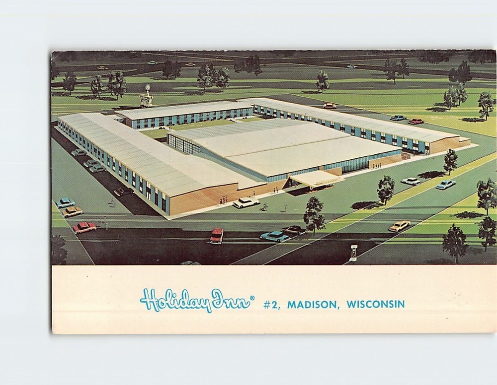 Postcard Holiday Inn of Madison Wisconsin USA