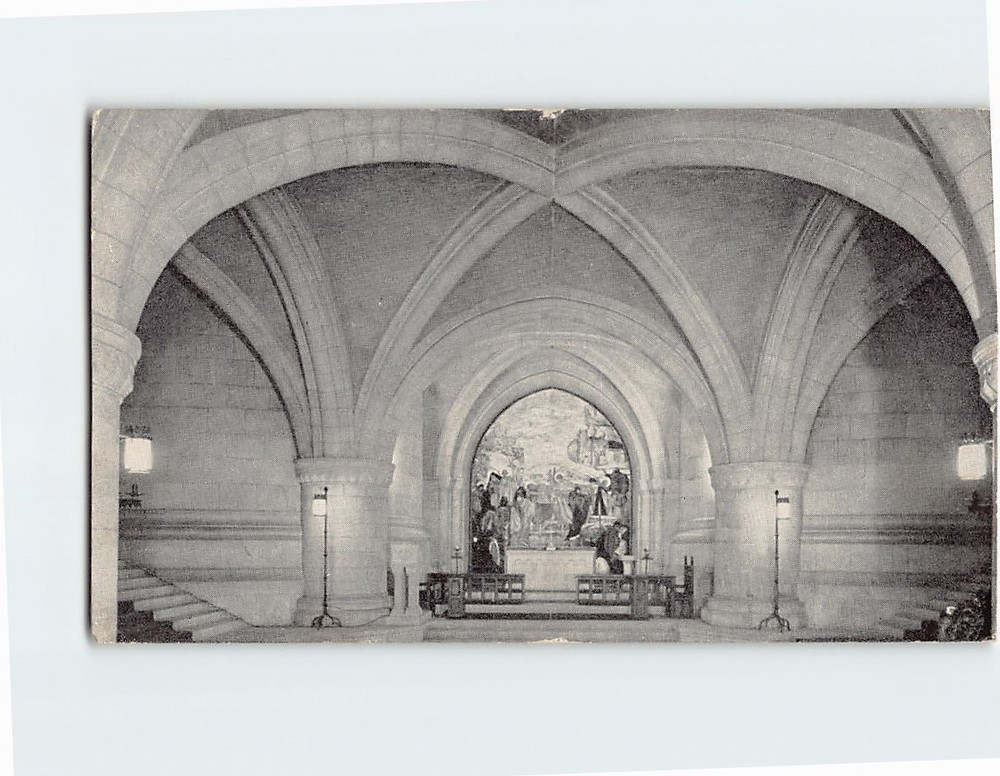 Postcard Washington Cathedral Mount Saint Alban Washington DC USA