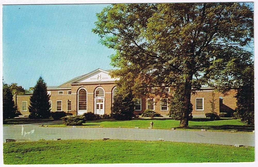 Indiana Postcard Hanover College Lynn Hall Physical Education Building For Men