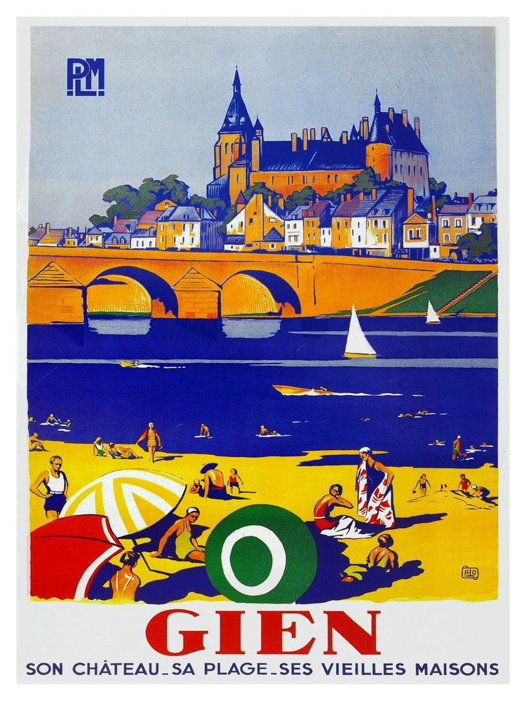 7949.Decoration Poster.Home Room wall fashion design.Gien Castle.France decor