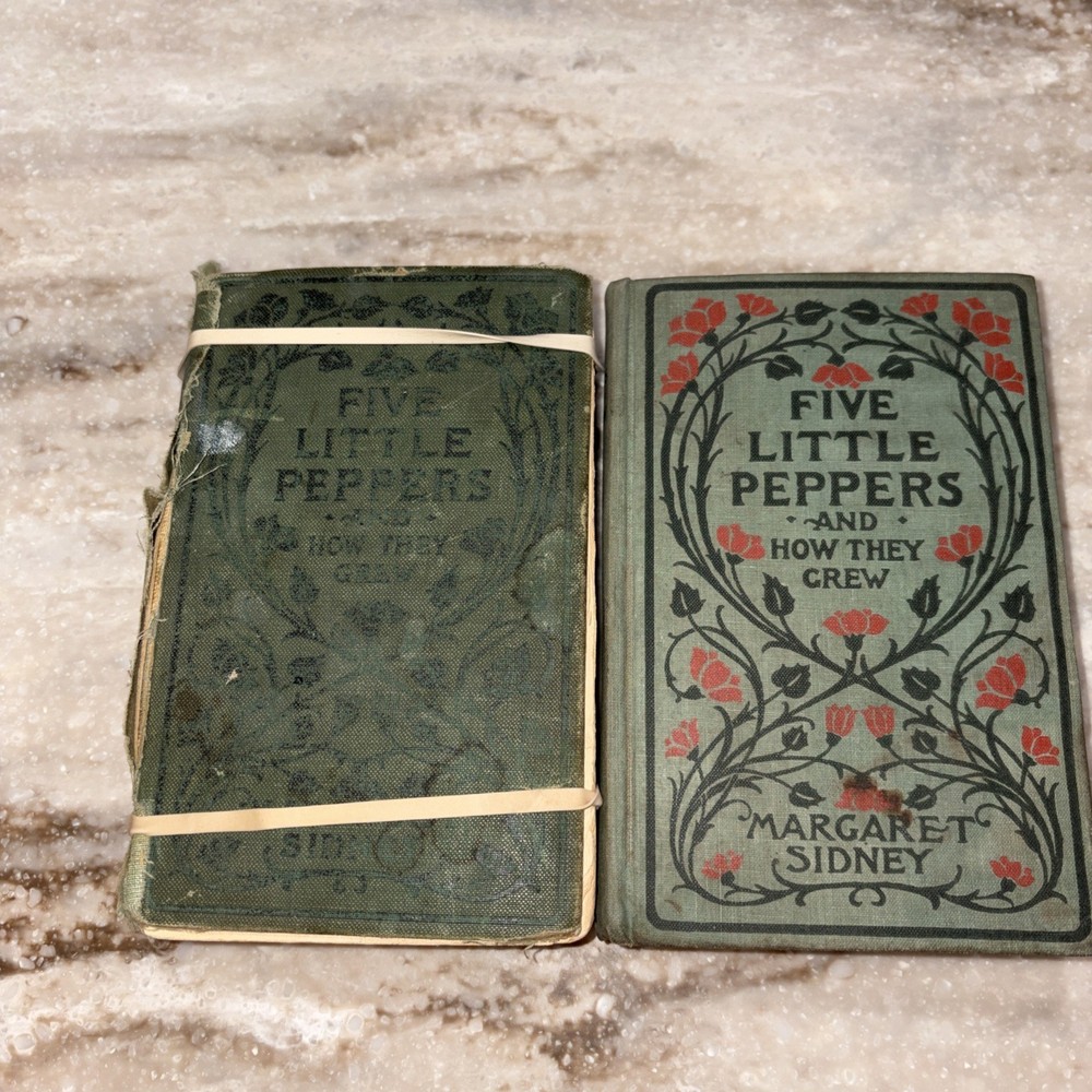 Five Little Peppers and How They Grew Margaret Sidney Second Editon 1909 Antique