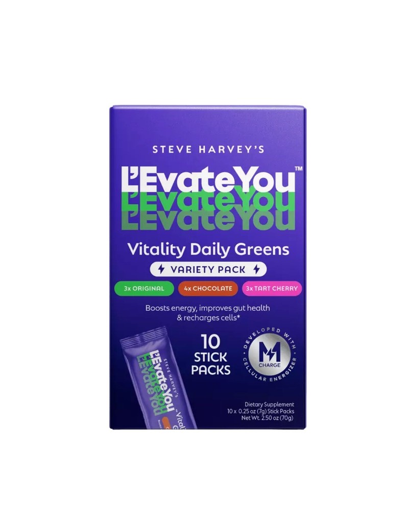 L'Evate You Vitality Daily Greens - Dietary Supplement - Variety - 10 Count