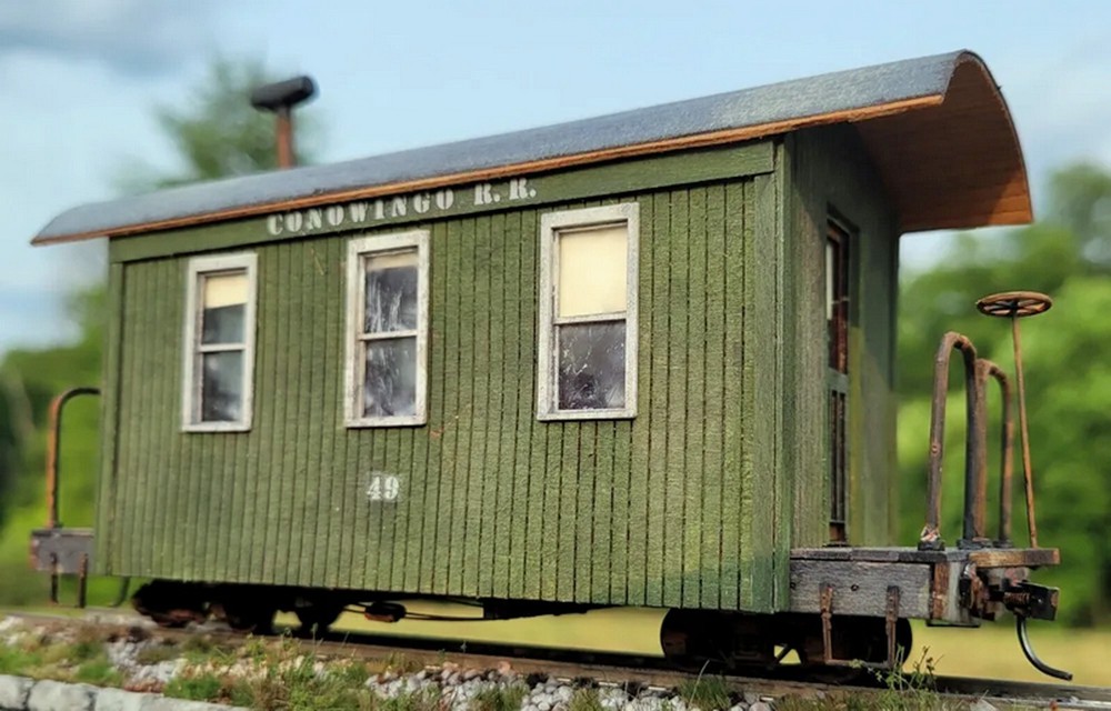 PASSENGER CAR On30 Model Railroad Rolling Stock Unpainted Laser Wood KIT CWPCO3