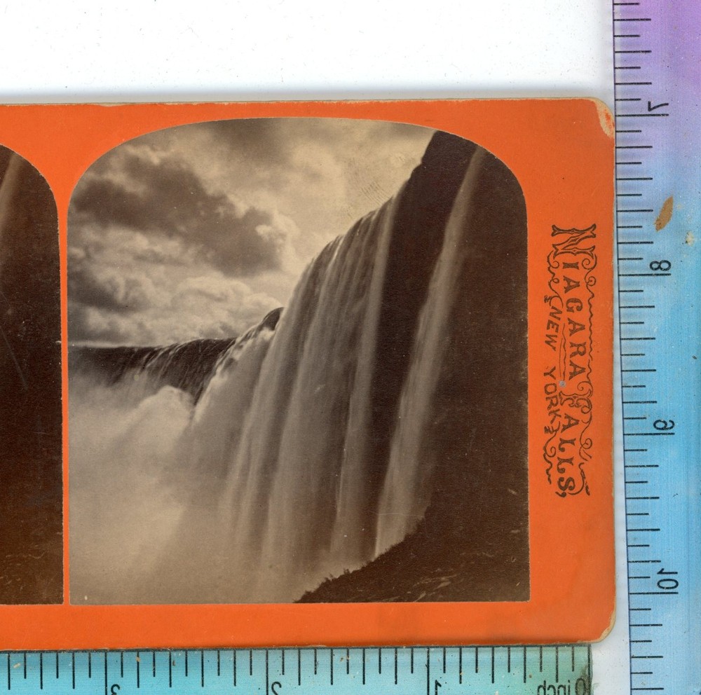 Horseshoe Falls Niagara Falls New York George Curtis Stereoview