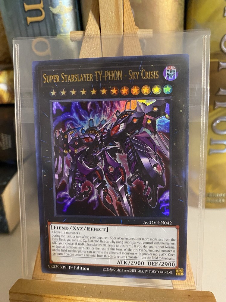 Yugioh Super Starslayer TY-PHON - Sky Crisis AGOV-EN042 Ultra Rare 1st Edition