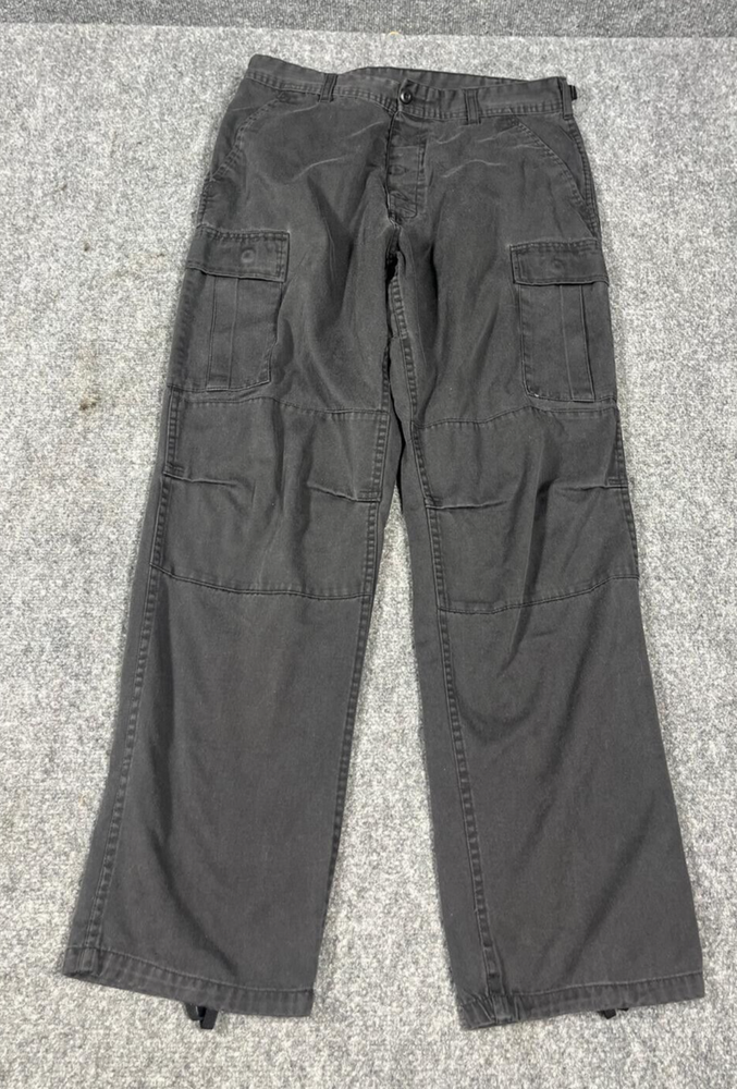 Rothco Men's Black 5.11 Tactical Combat Style Cargo Pants Size M