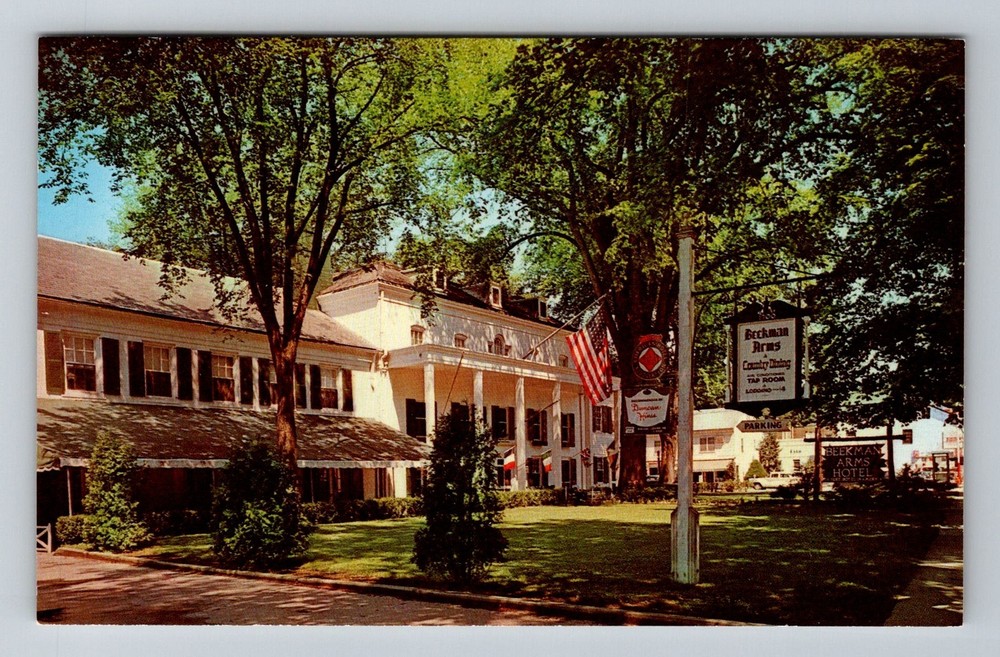 Rhinebeck, NY-New York, Beekman Arms Oldest Hotel in America Vintage Postcard