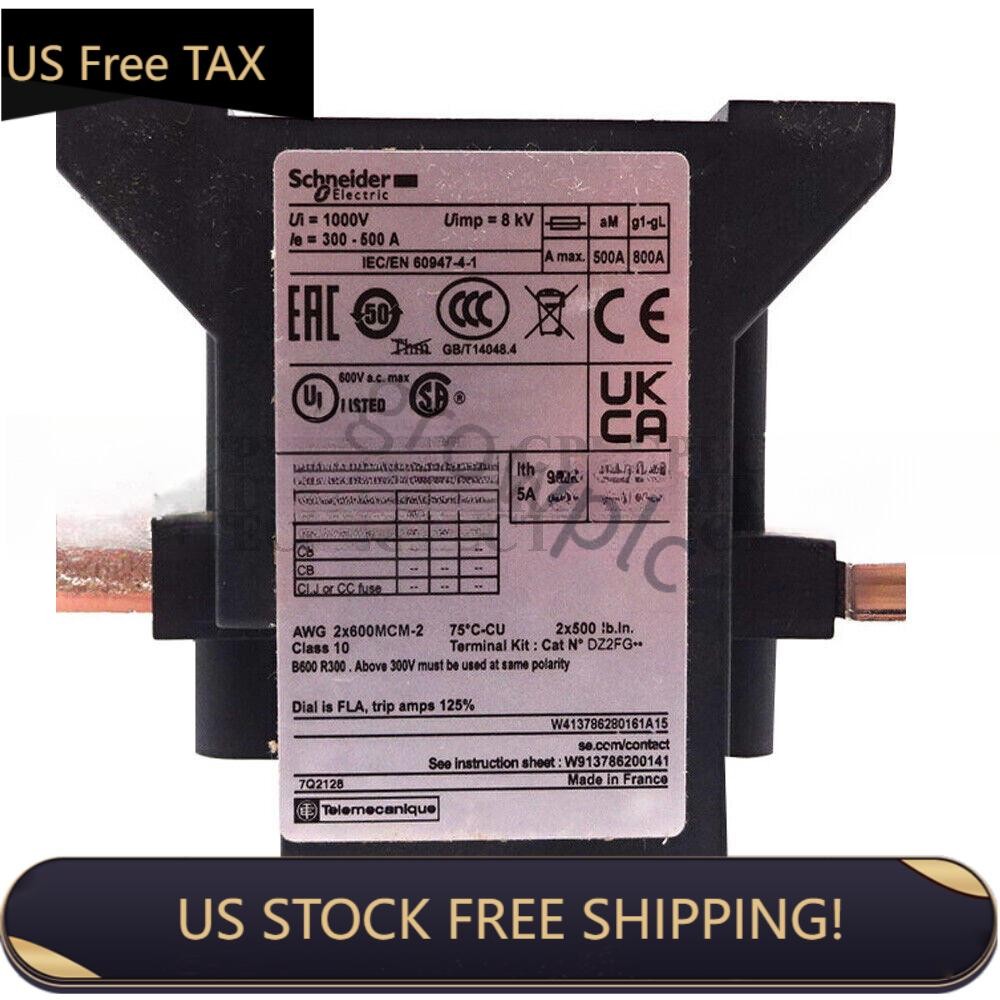 NEW Schneider LR9F7379 Electronic Overload Relay 300-500A 1PC IN BOX