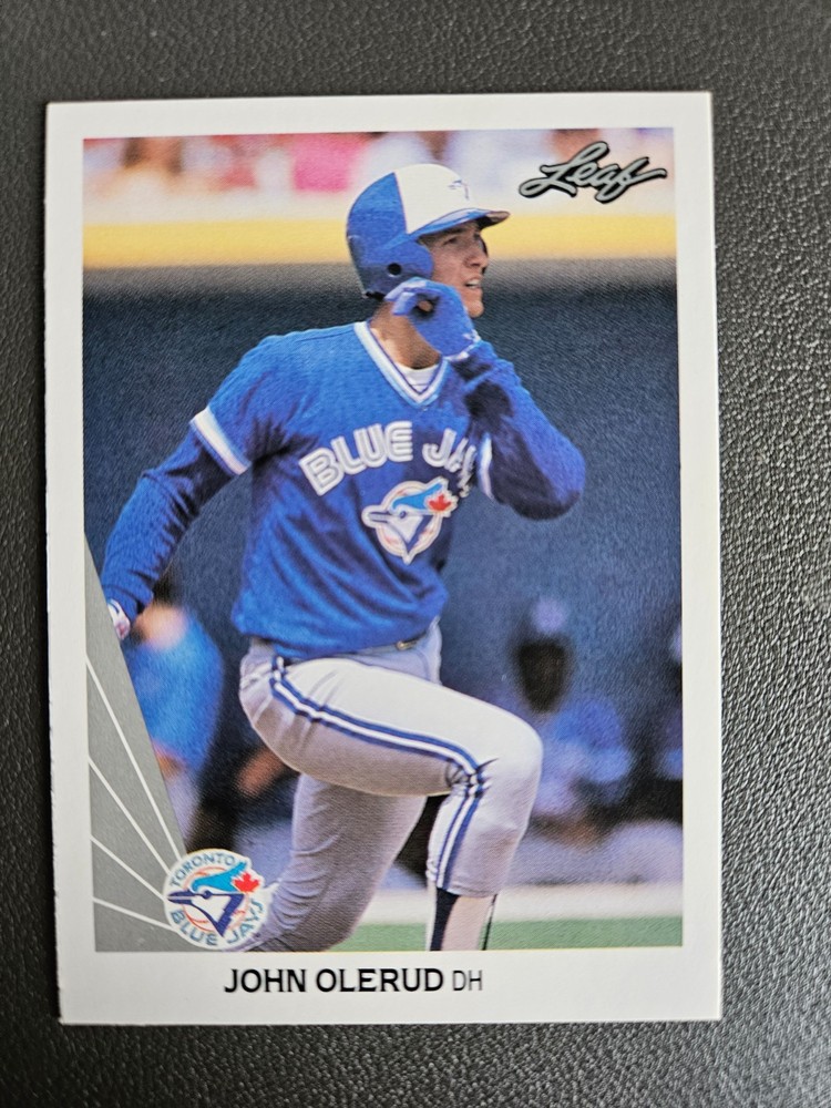 1990 Leaf RC #237 John Olerud Toronto Blue Jays