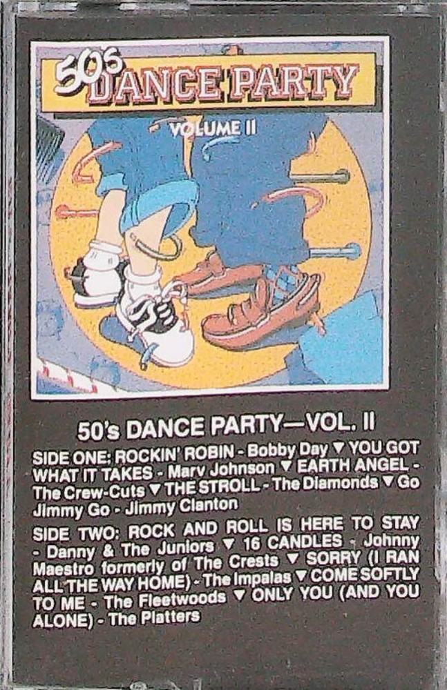 50's Dance Party - Volume II Cassette Tape (Various Artists)