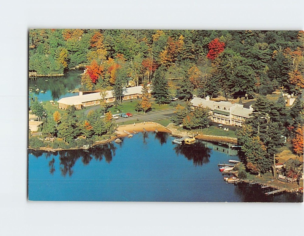 Postcard Christmas Island Motel Laconia New Hampshire USA