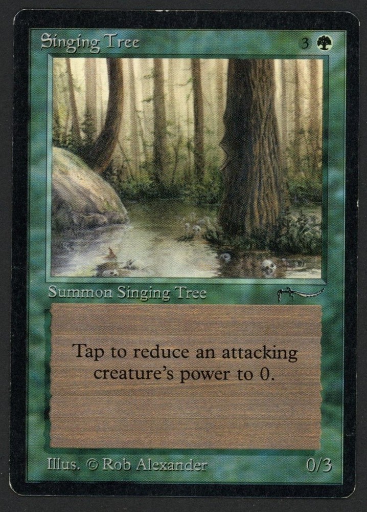 ***Singing Tree*** MTG Arabian Nights Magic Kid Icarus
