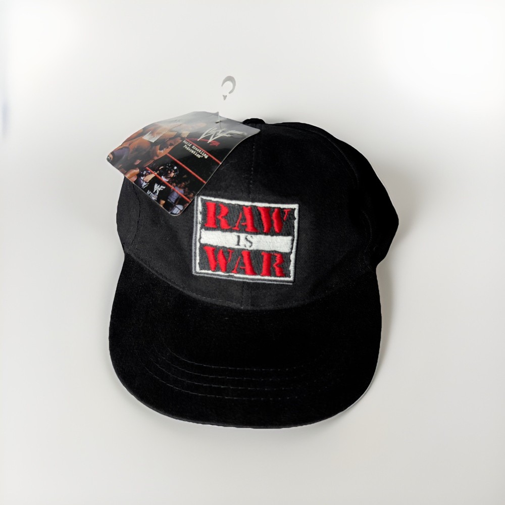 Vintage 1999 WWF RAW IS WAR SnapBack Hat NWT