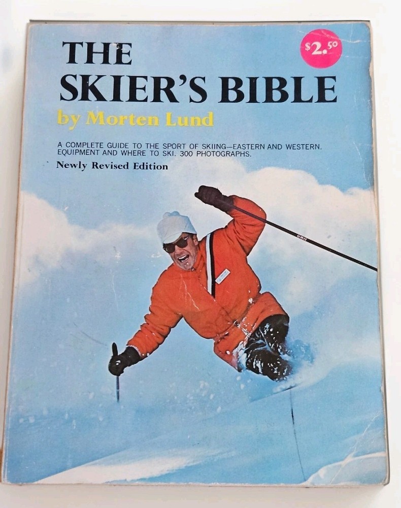 The Skiers Bible Ski Skiing 1972 Vintage Paperback Book Revised Edition
