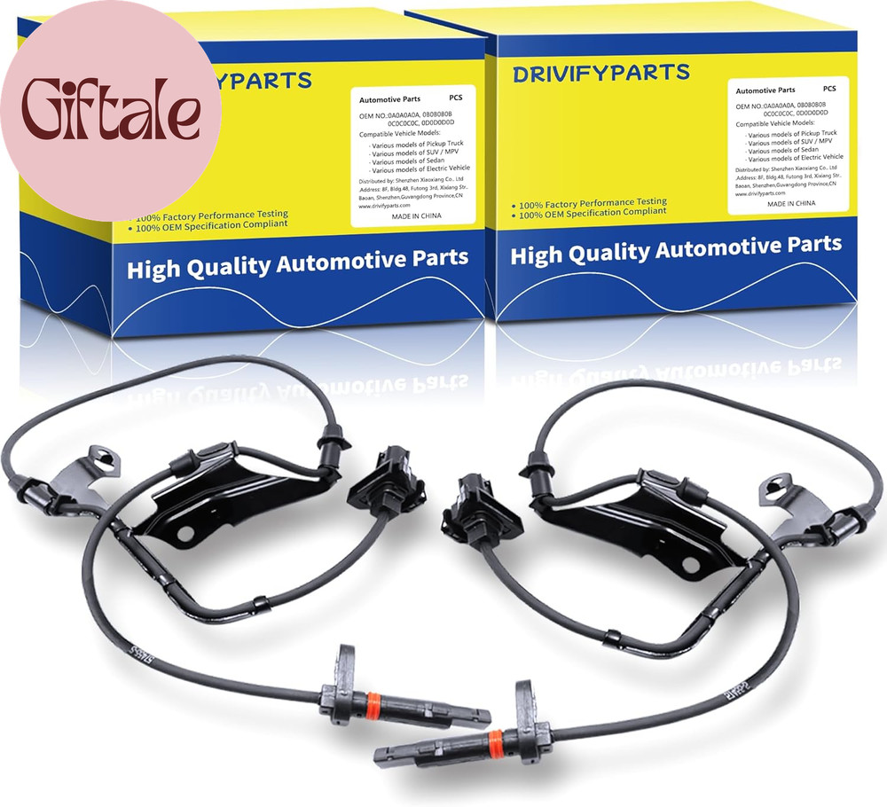 2Pcs ABS Wheel Speed Sensor Front Left and Right Fit for Honda Pilot 3.5L 09-15,