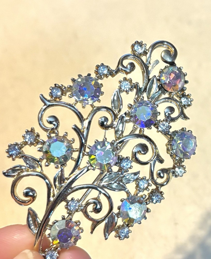 Vintage Coro  AB Brooch