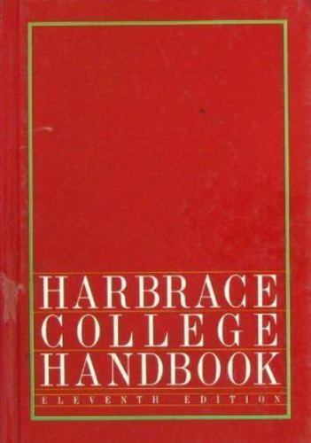 Harbrace College Handbook - 0155318624, John C Hodges, hardcover, new