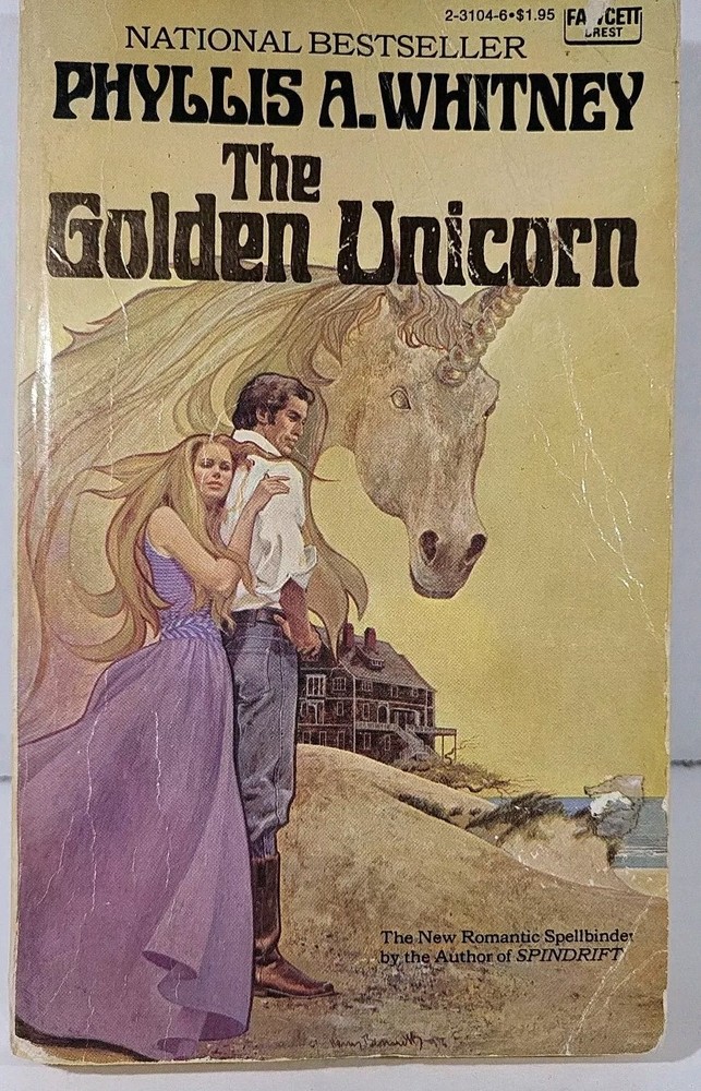 THE GOLDEN UNICORN by Phyllis A. Whitney (1976) Fawcett 1st Ed 1st Prt PB [469]