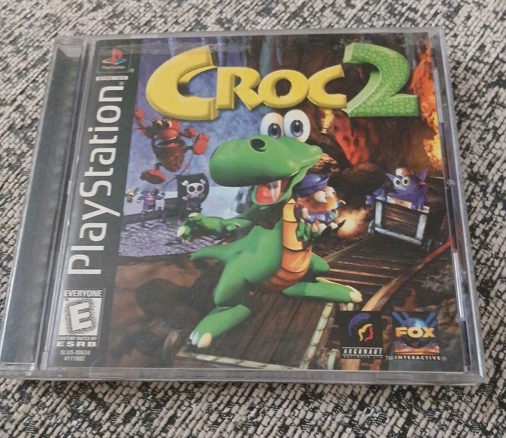 Croc 2 (Sony PlayStation 1 PS1, 1999) Game Tested Very Clean Complete CIB