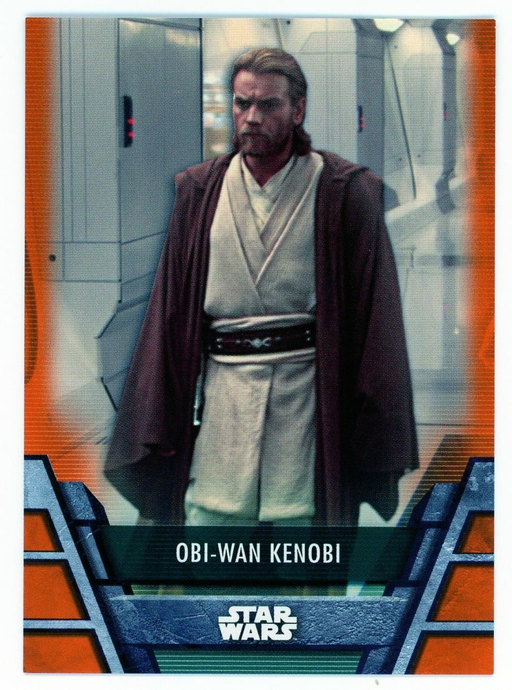 OBI-WAN KENOBI 2020 Topps Star Wars Holocron Orange Parallel 39/99