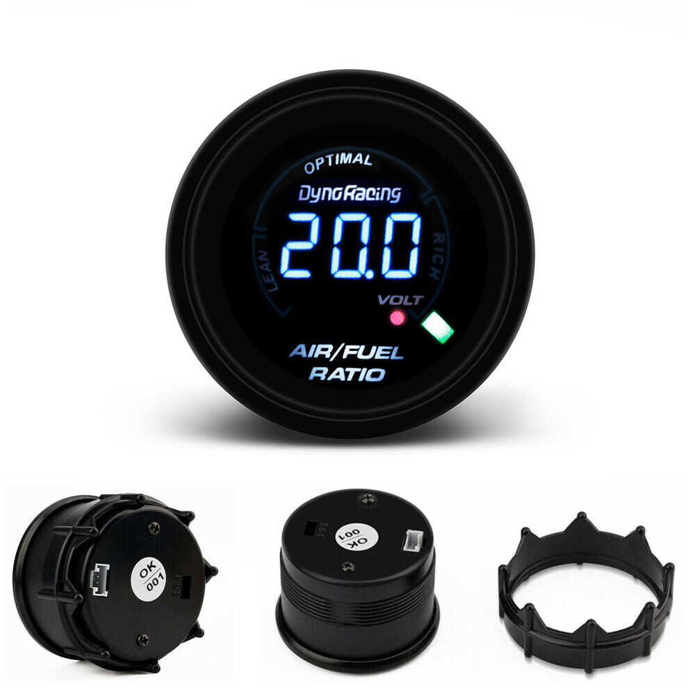 52MM Narrowband LED AFR Gauge for Racing with Digital Display  